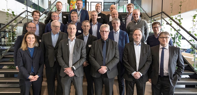 Bilde fra kontraktsignering hos Skanska Bilde fra kontraktsignering hos Skanska