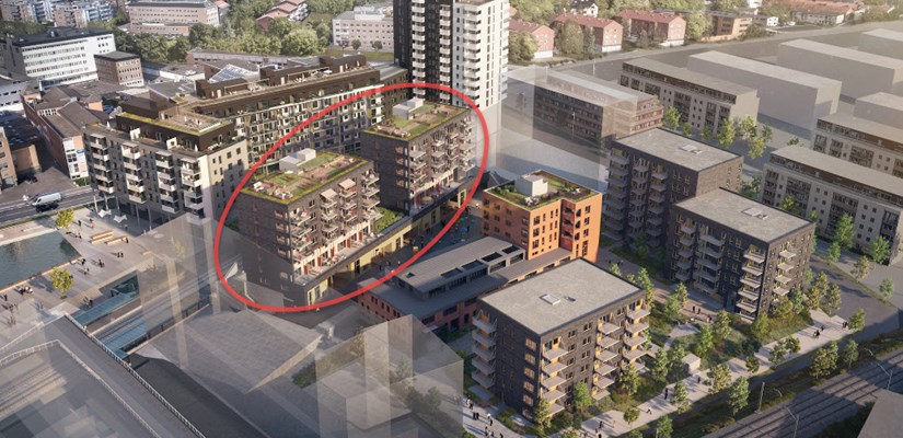 Nå starter Skanska byggingen av de tredje trinnet på Ensjø Torg i Oslo Nå starter Skanska byggingen av de tredje trinnet på Ensjø Torg i Oslo