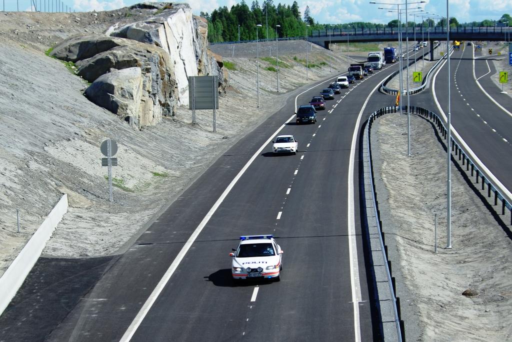 Motorveien i full drift