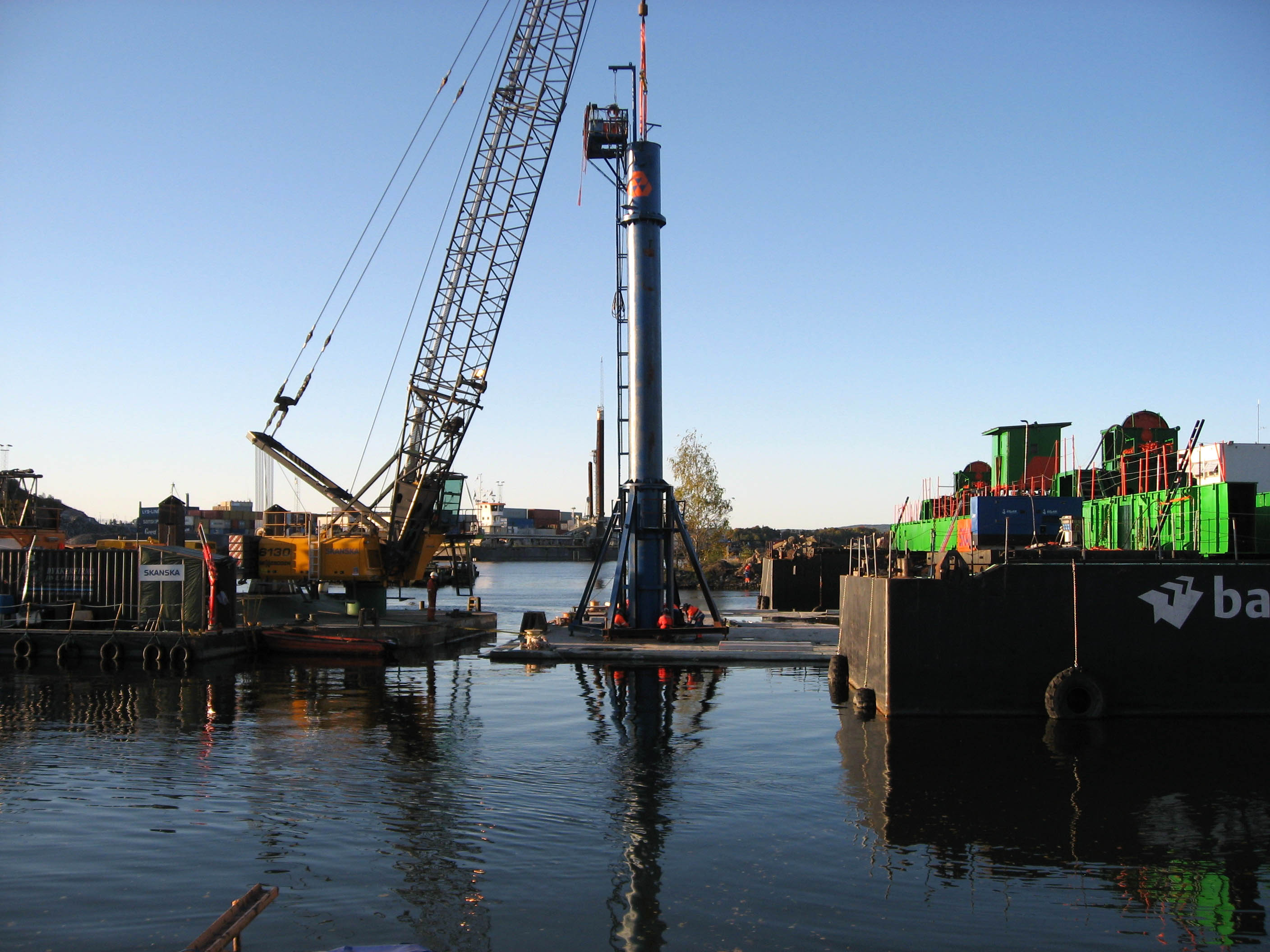 Åpning for tilgang til tunnelløpene under sammenslåing