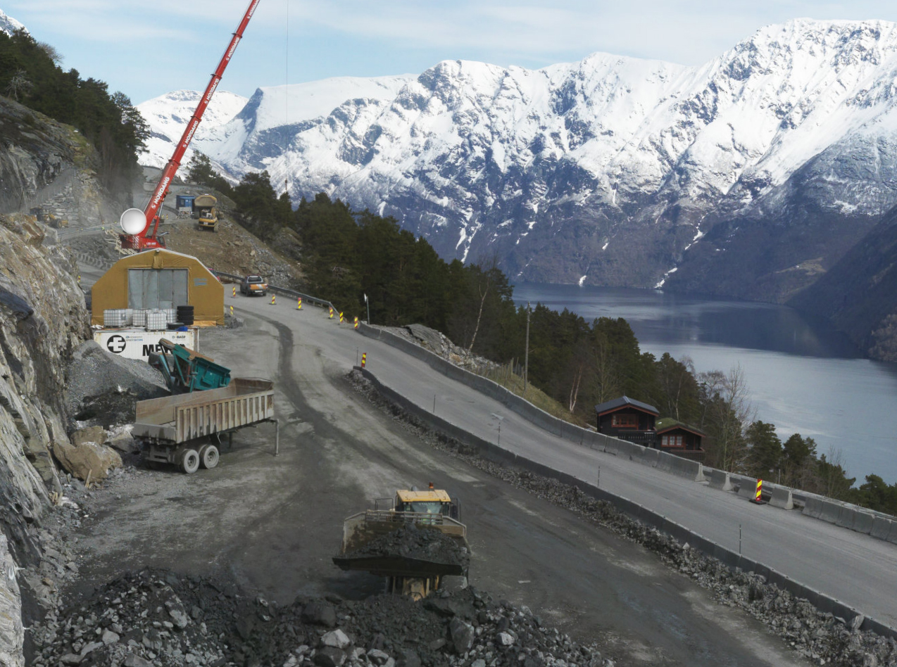 Prosjektområdet fra en annen vinkel