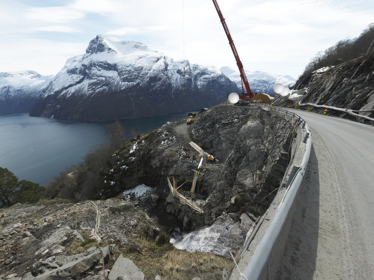 Streketunnelen under arbeid