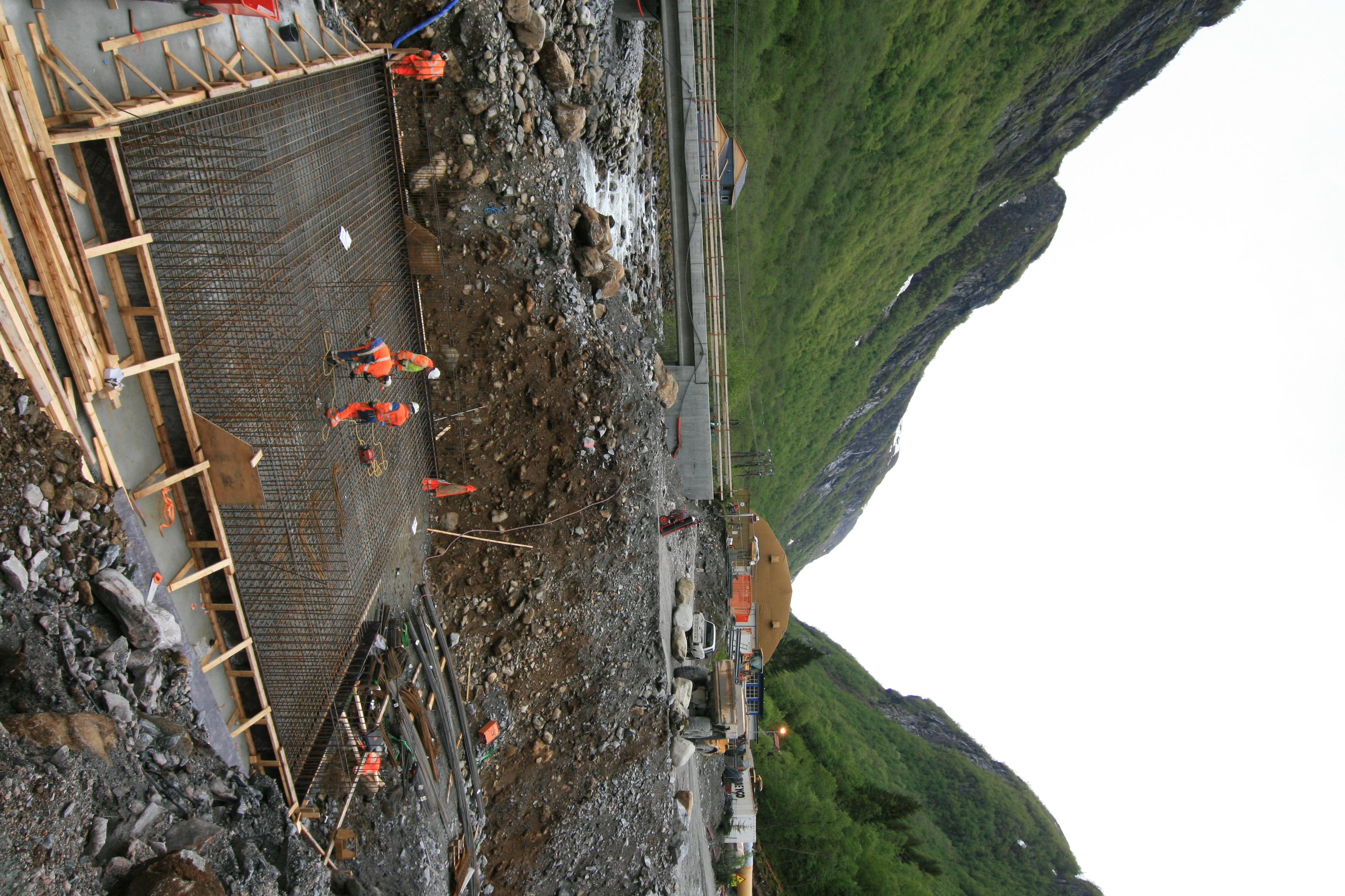 Forskalingsarbeider i gang