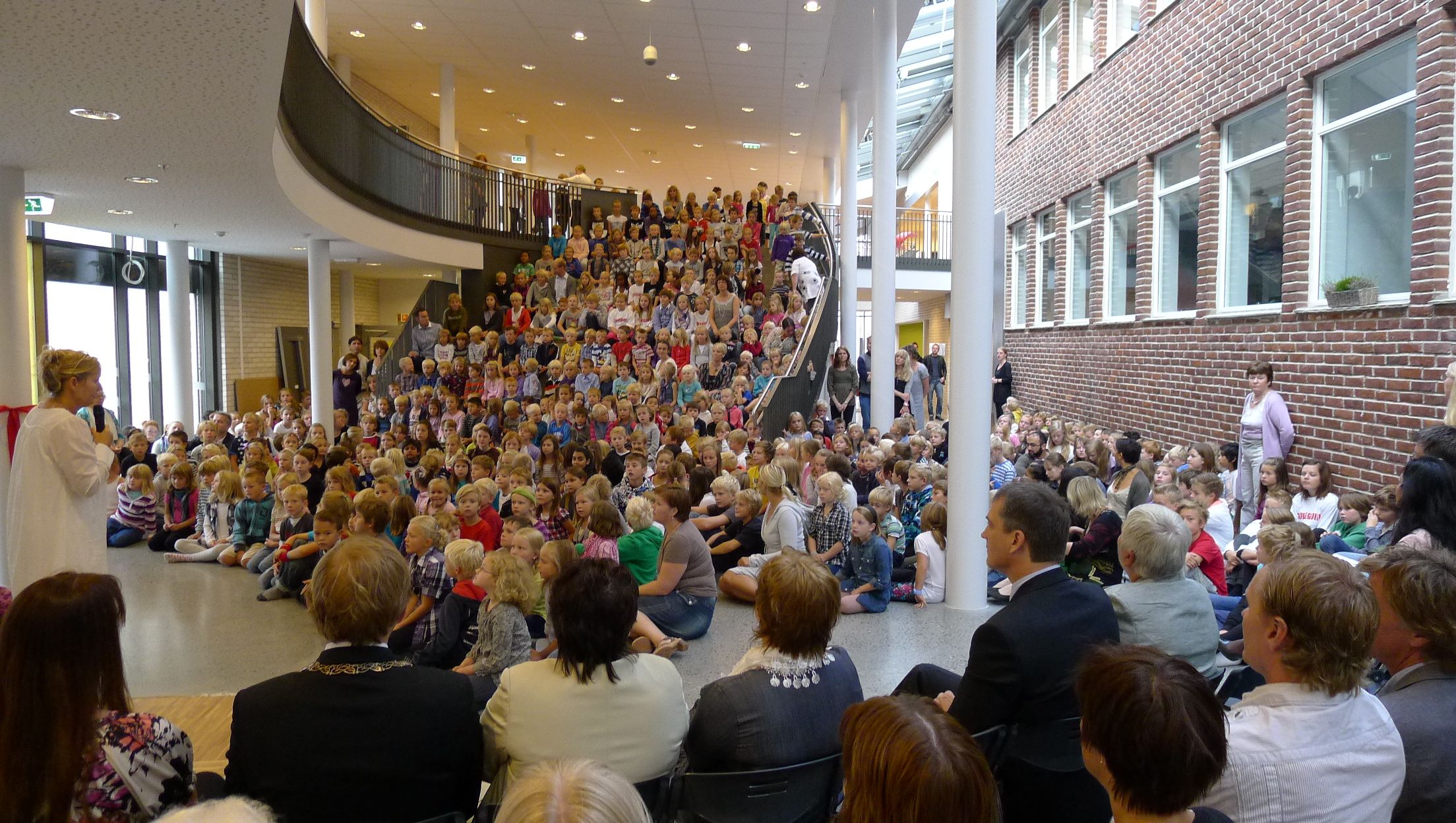 Her benyttes trappen