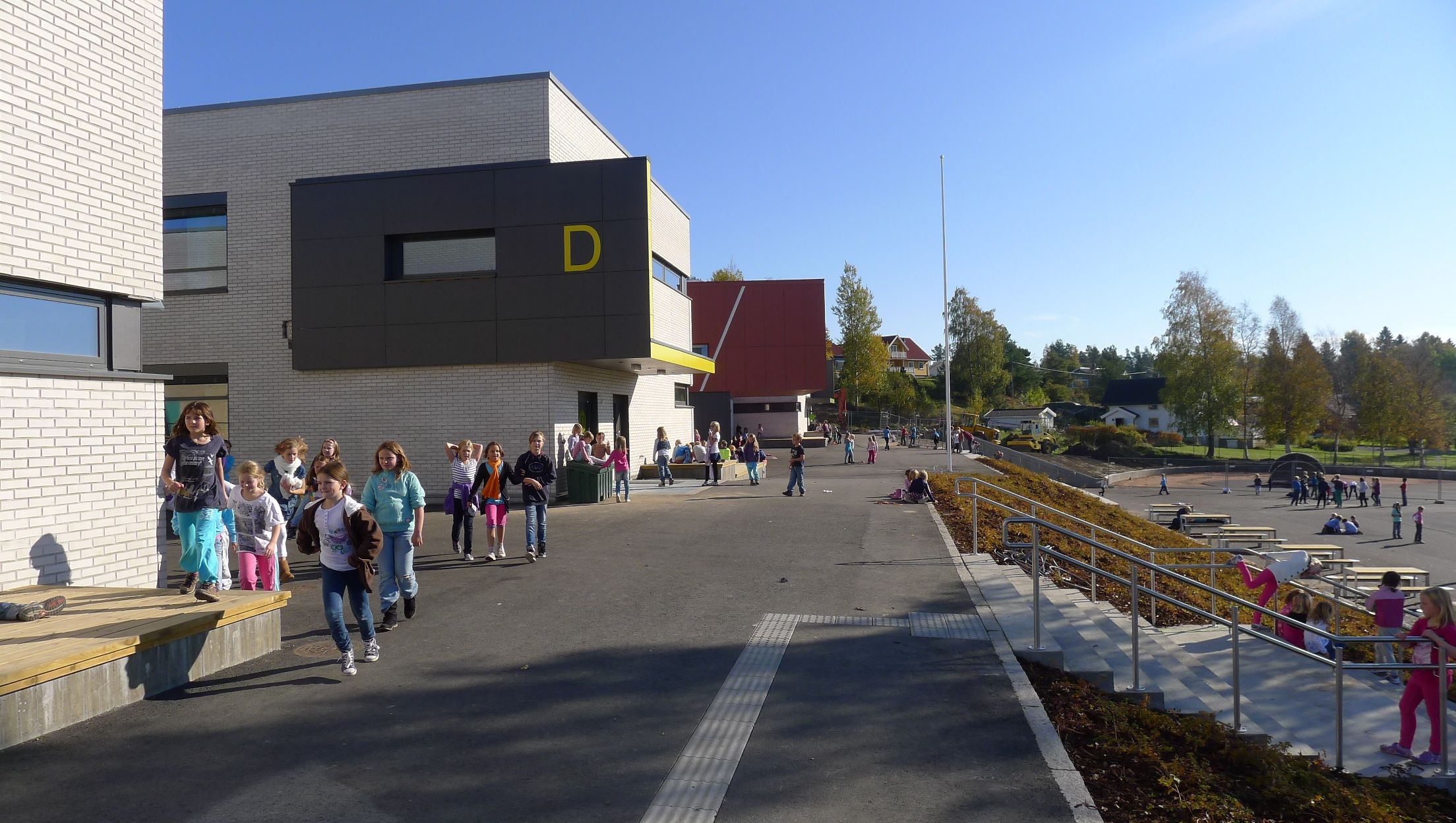 Uterom med lekeplass