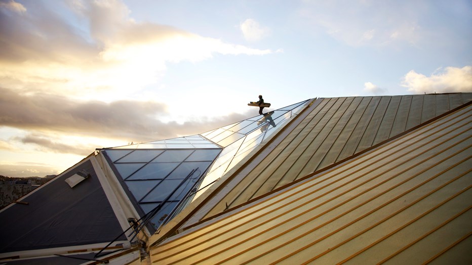 Utsikt over taket Utsikt over taket