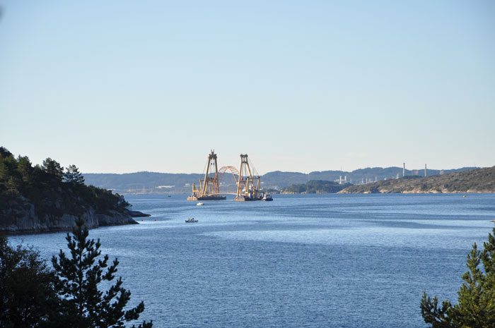 Brua under transport