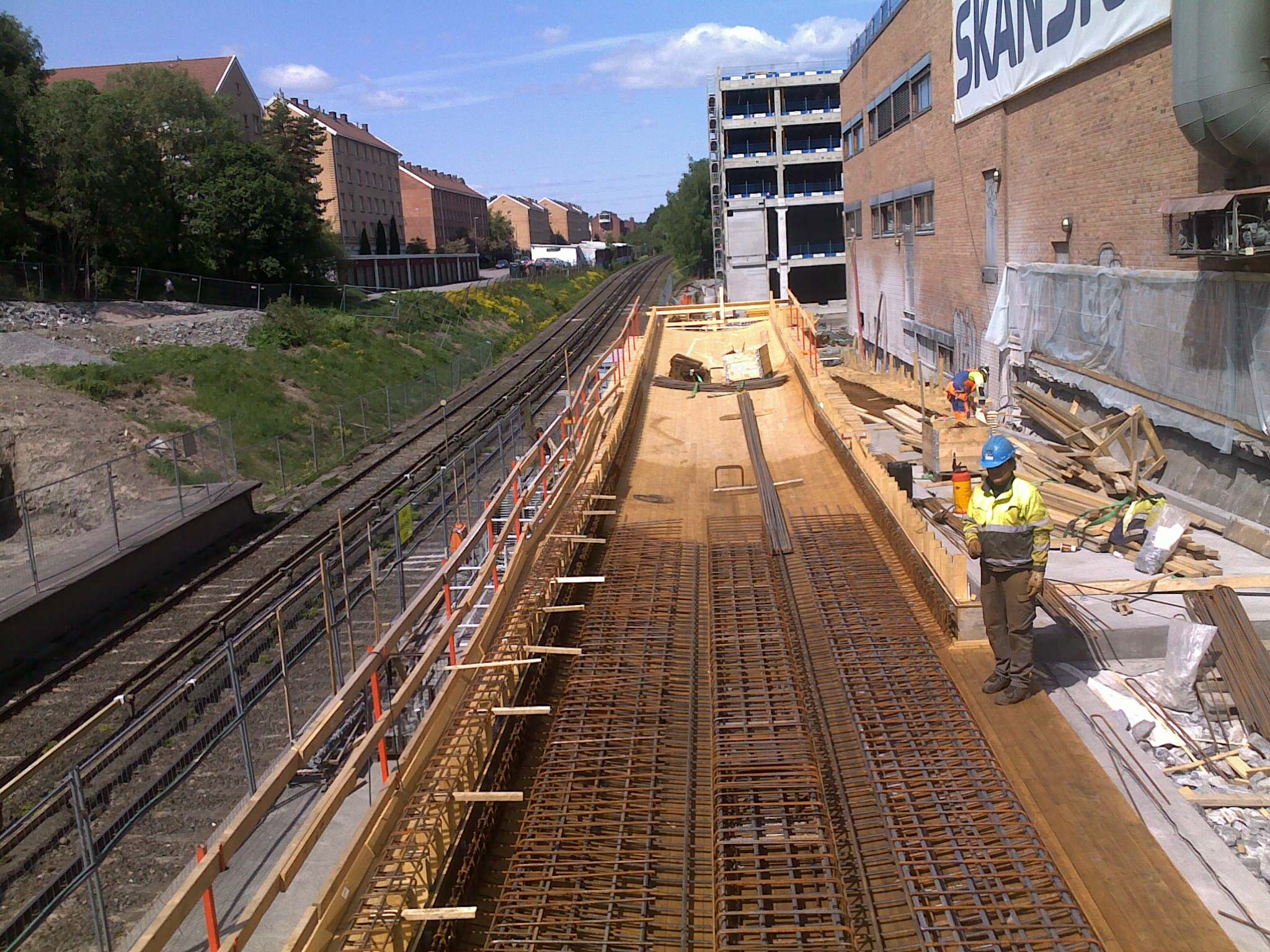 Fra Lambertseter t-banestasjon