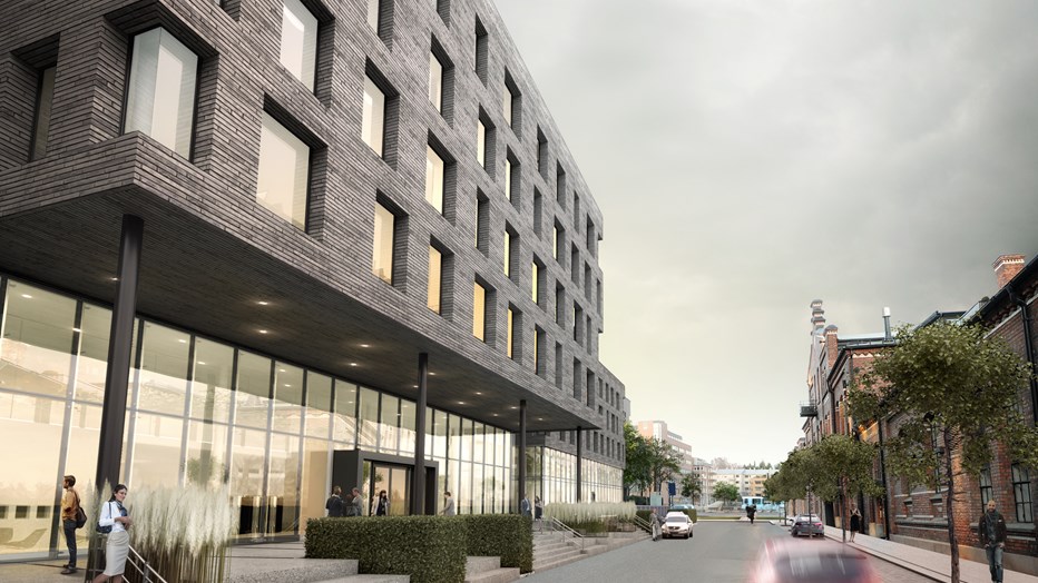 Skisse av bygningen Skisse av bygningen