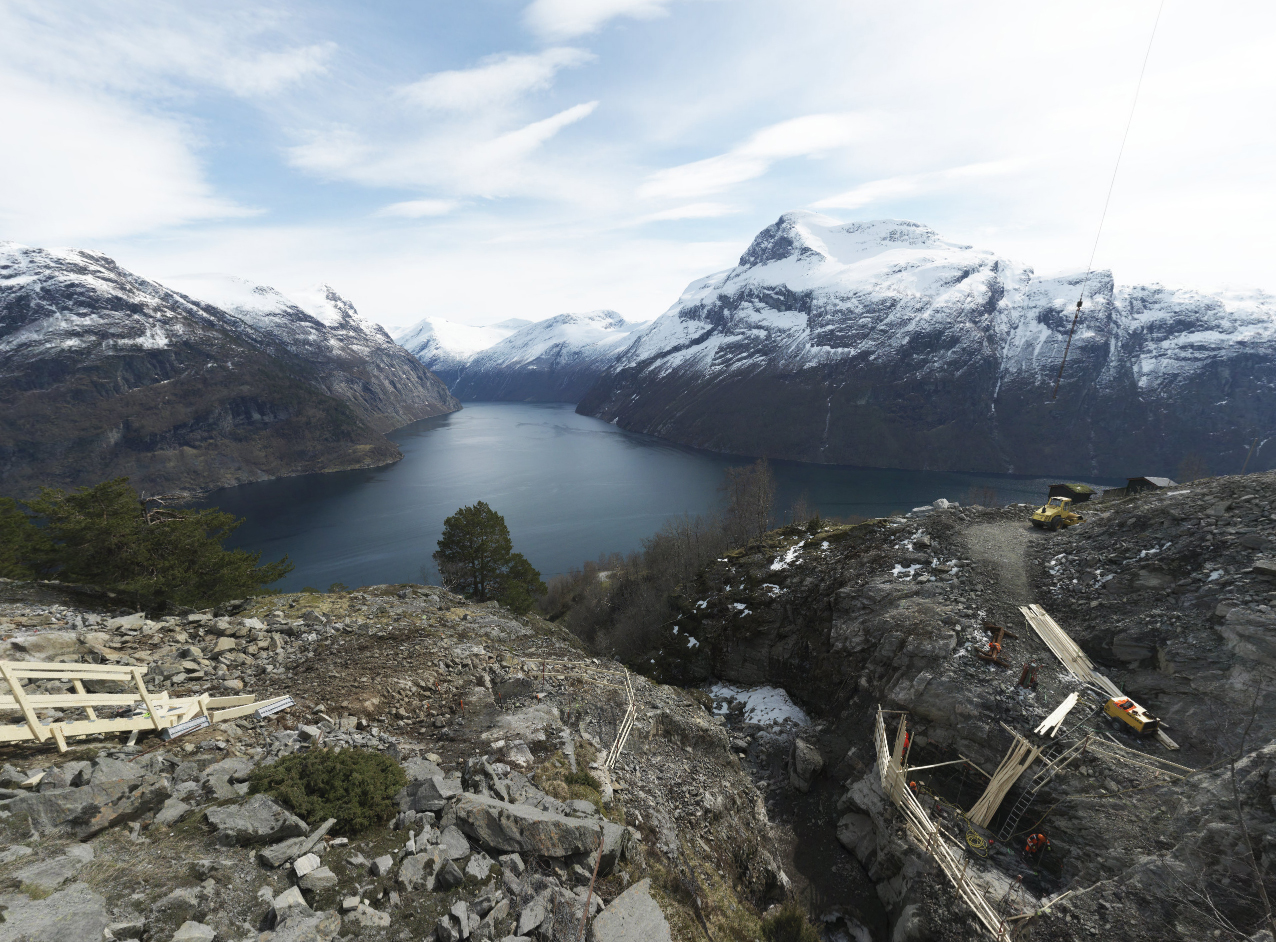 Utsikt fra prosjektområdet