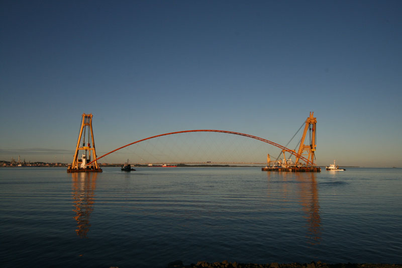 Brandangersundet under frakt