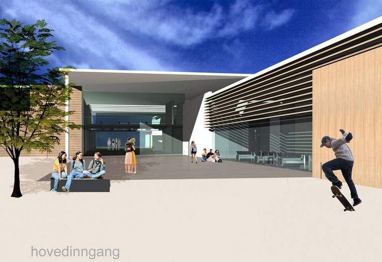 Teigar ungdomsskole og idrettshall