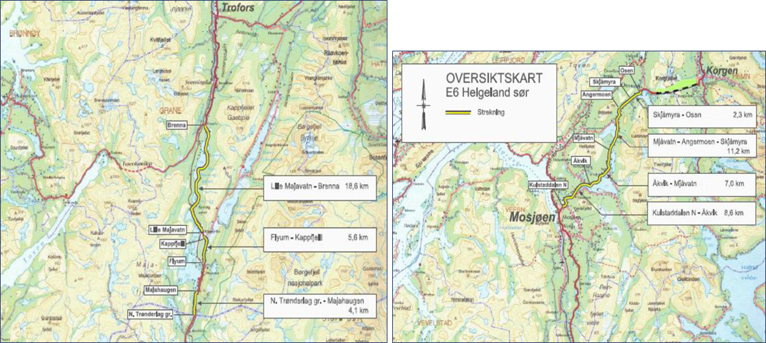 Oversikt ver parsellene