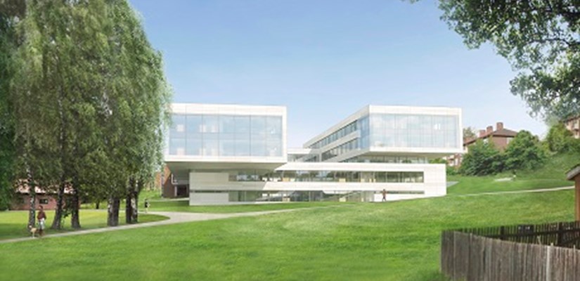 Skanska skal utvide Veritas-senteret på Høvik for Det Norske Veritas Eiendom AS. Illustrasjon: Lund+Slaatto Arkitekter. Skanska skal utvide Veritas-senteret på Høvik for Det Norske Veritas Eiendom AS. Illustrasjon: Lund+Slaatto Arkitekter.