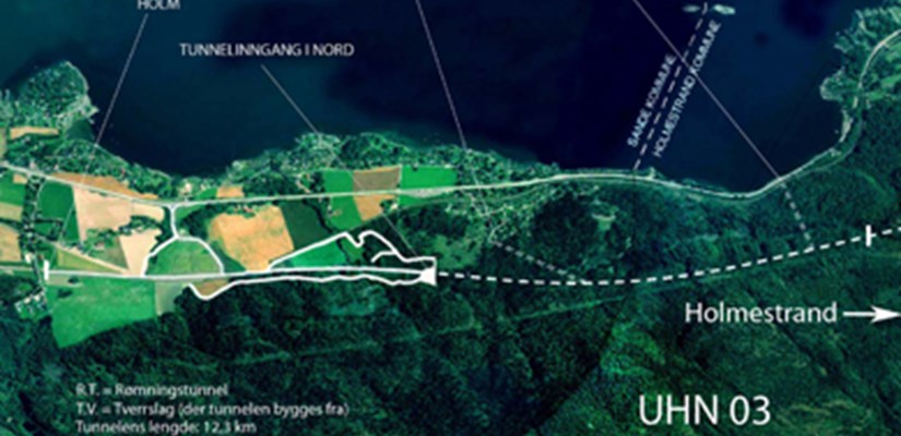 Skissetegning av UHN 03- Homentreprisen Skissetegning av UHN 03- Homentreprisen