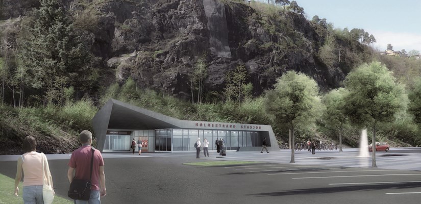 Holmestrand stasjon Holmestrand stasjon
