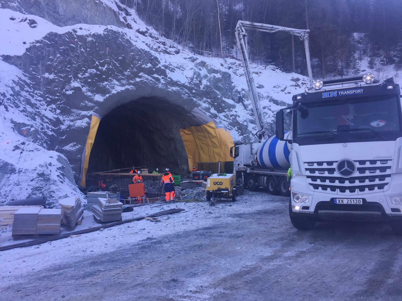 Portal Holmviktunnelen - mars 2018